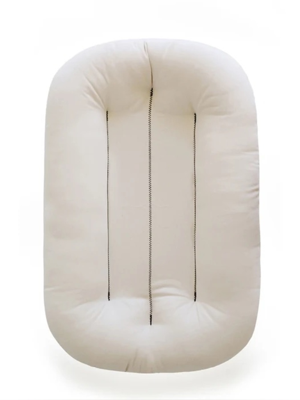 Snuggle me organic lounger - original off white cotton